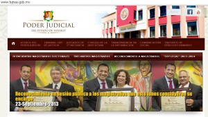pagina del tribunal superior de justicia de nayarit